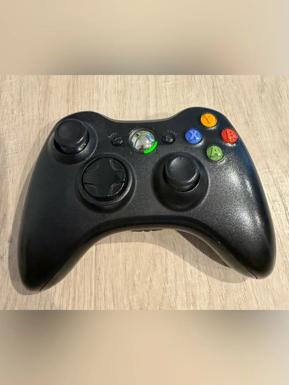 Lot Of 2 Xbox 360 Wireless Controllers – Original Black Edition
